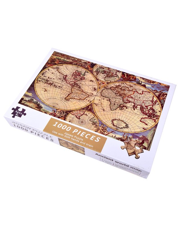 Puzzle ancient old WORLD MAP 1000 pieces ZA3963