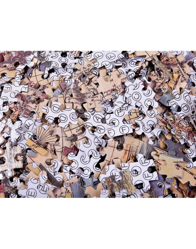 Puzzle ancient old WORLD MAP 1000 pieces ZA3963