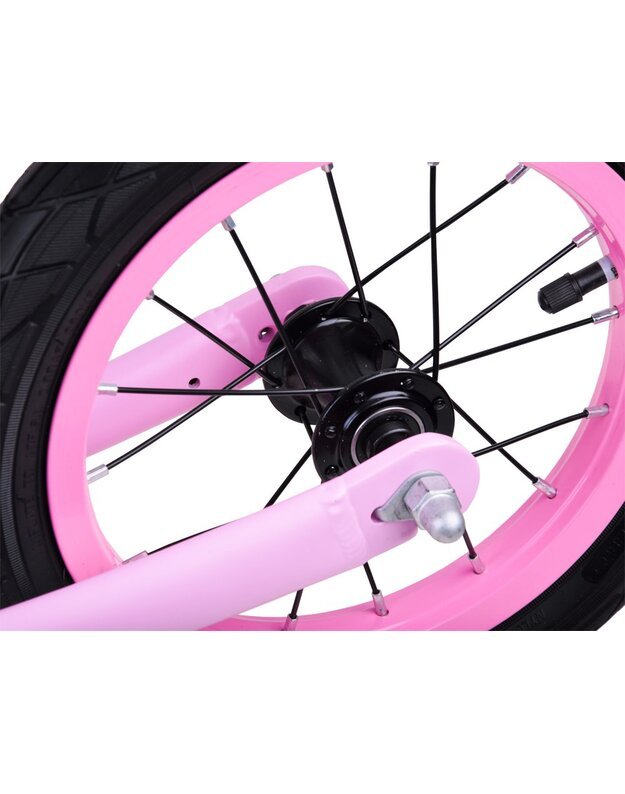 Balansinis dviratis RoyalBaby 12 colių - rožinis