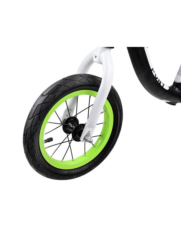 Balansinis dviratis RoyalBaby 12 colių - žalias