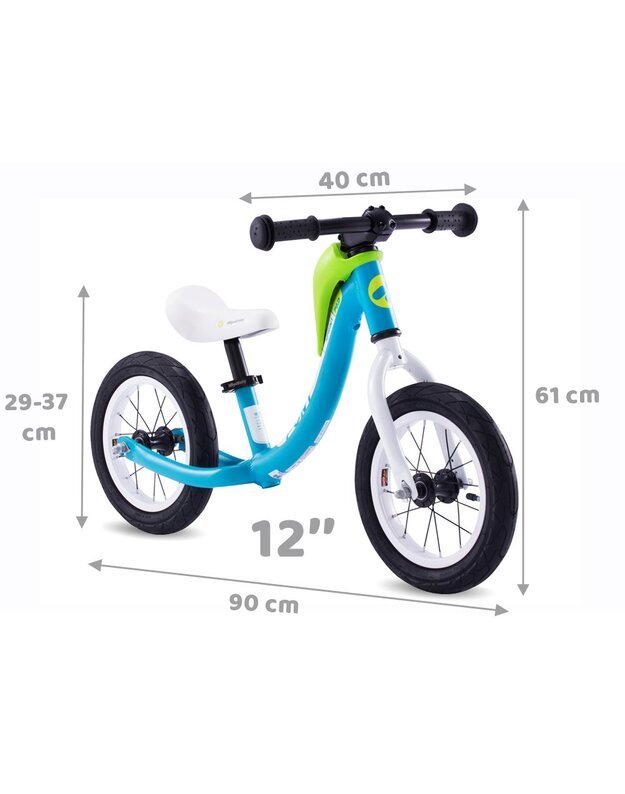 Balansinis dviratis RoyalBaby 12 - mėlynas