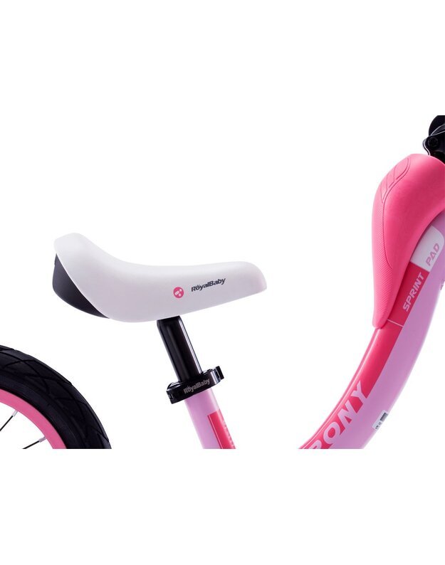 Balansinis dviratis RoyalBaby 12 colių - rožinis
