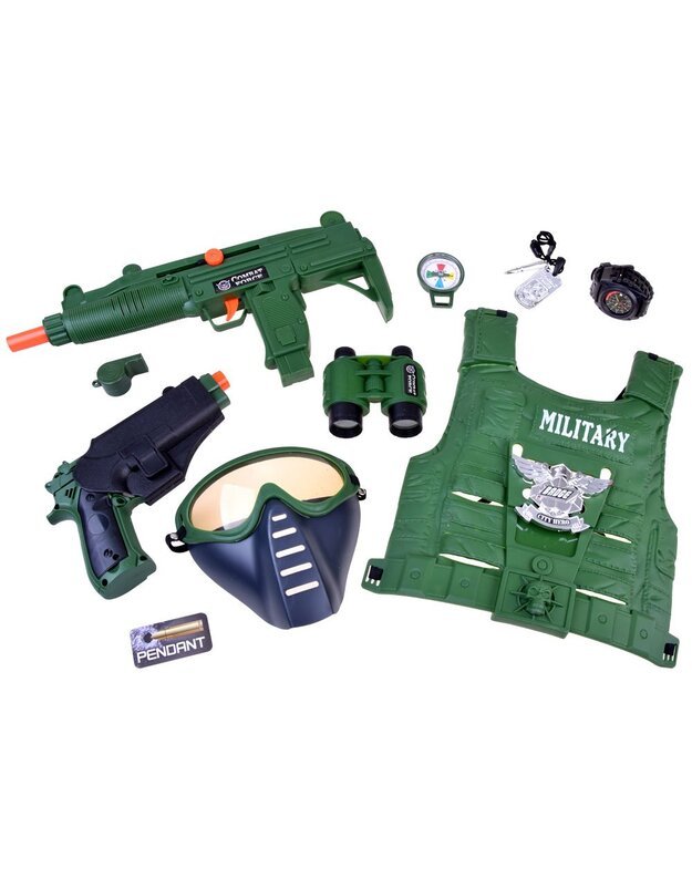 Kareivio komplektas su liemene