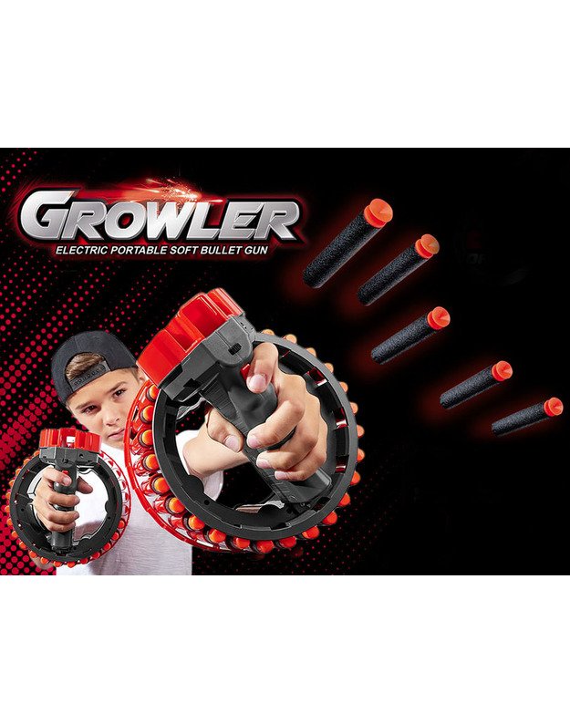 GROWLER ginklas su putplasčio šoviniais
