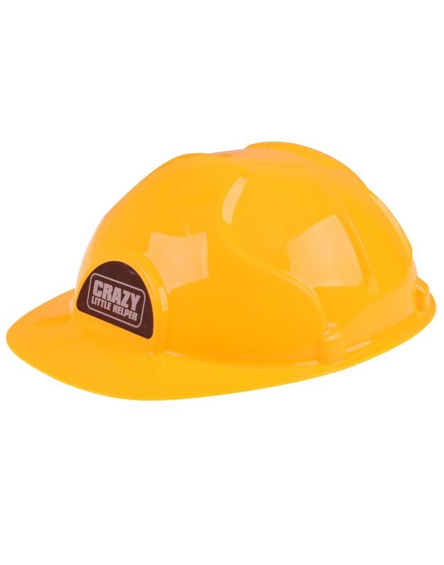 Statybininko liemenė su šalmu  + įrankiai