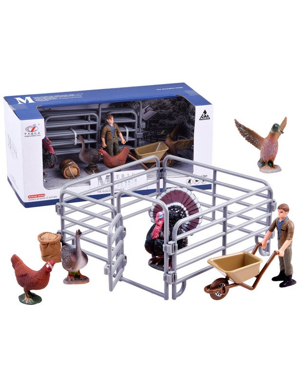 Paukščių figūrėlių rinkinys - Ūkis (A)