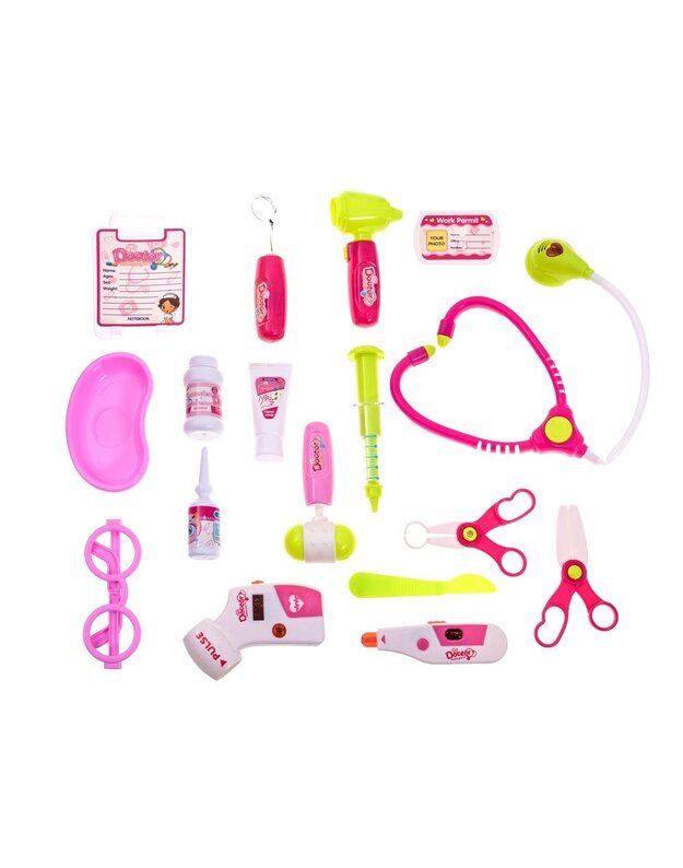 Vaikiškas medicinos rinkinys - rožinis