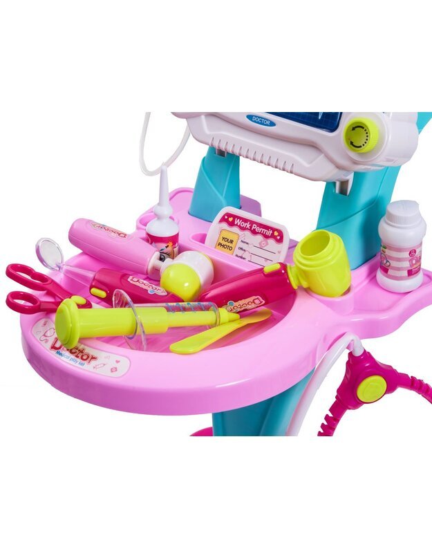 Vaikiškas medicinos rinkinys - rožinis