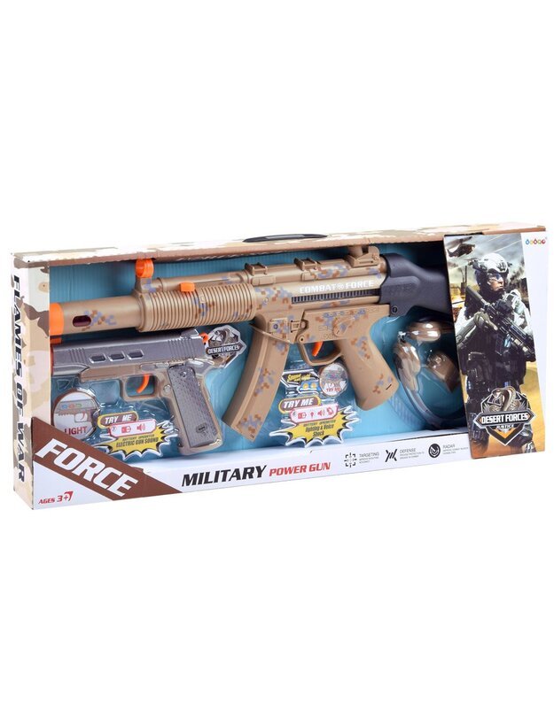 Karinis komplektas: šautuvas + pistoletas