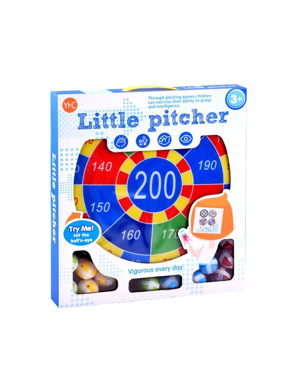 Velcro skydas + kamuoliukai