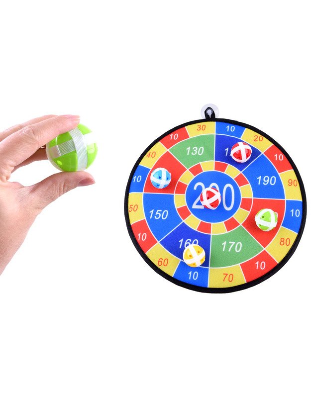 Velcro skydas + kamuoliukai