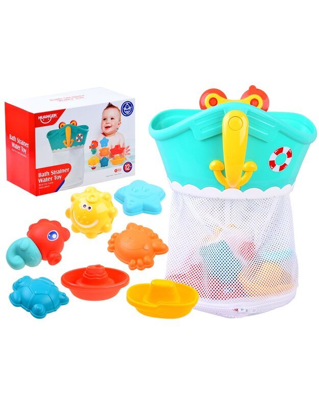 Laivelis su vonios žaislais