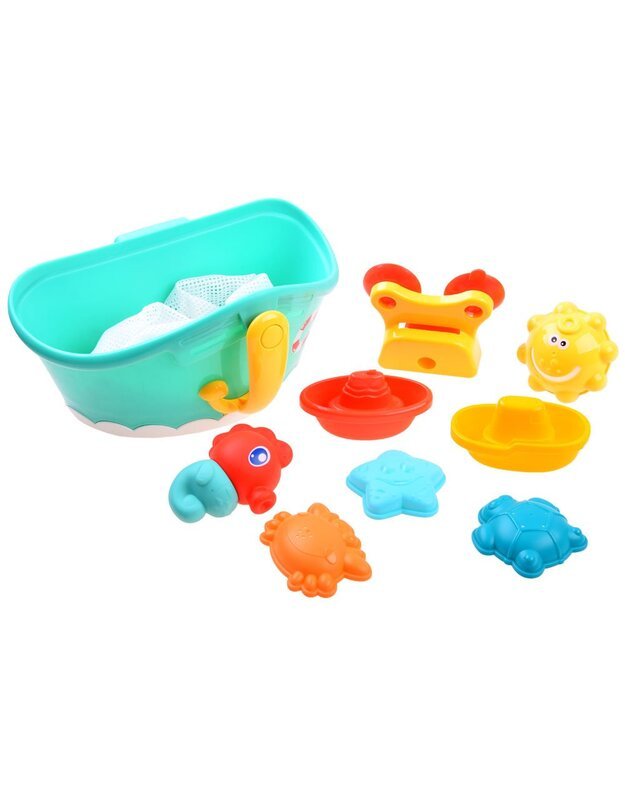 Laivelis su vonios žaislais