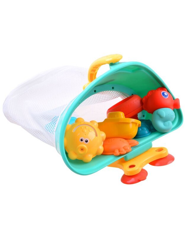 Laivelis su vonios žaislais