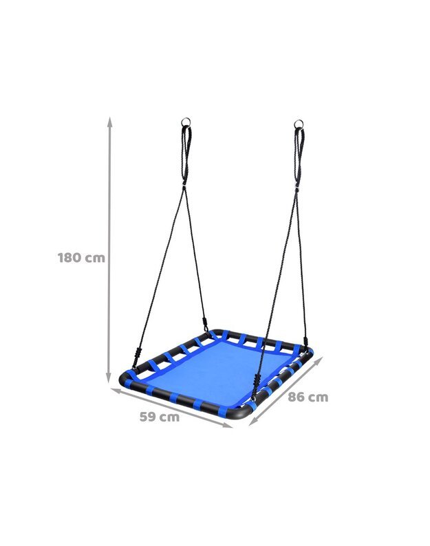 Sūpynės SkyFlyer 76x102cm - mėlynos
