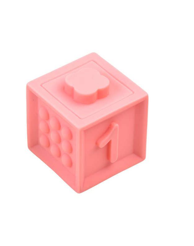 Minkštos sensorinės kūdikių kaladėlės 12 vnt.