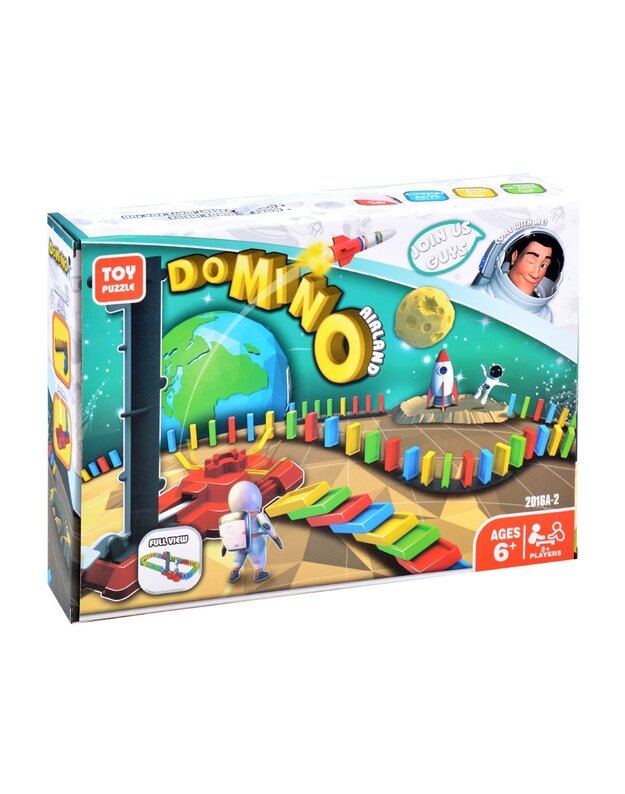Space Domino rocket educational toy ZA3494