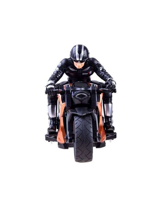 Radijo bangomis valdomas Sportinis motociklas - oranžinis