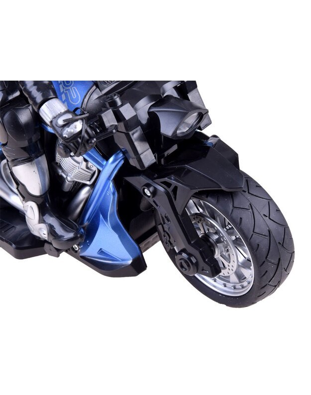 Radijo bangomis valdomas Sportinis motociklas - mėlynas