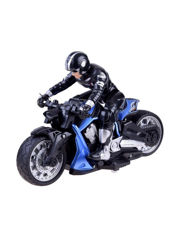 Radijo bangomis valdomas Sportinis motociklas - mėlynas