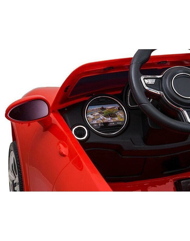 Vaikiškas sportinis elektromobilis  - raudonas