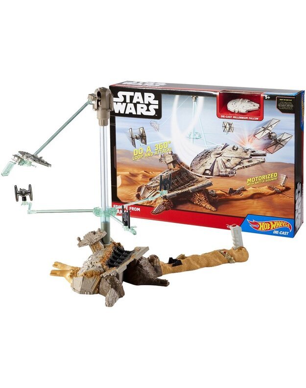 „Žvaigždžių karai“ „Karšti ratai“ pabėgimas iš Jakku