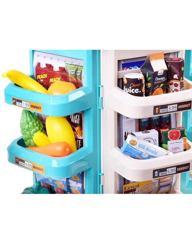 Prekybos centras + pirkinių krepšelis + kiti priedai