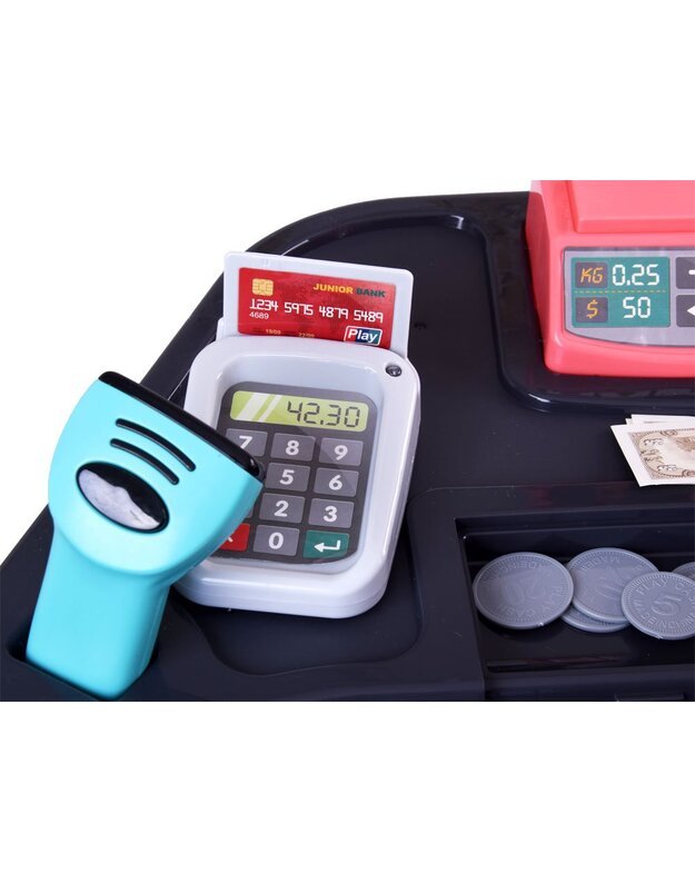 Prekybos centras + pirkinių krepšelis + kiti priedai