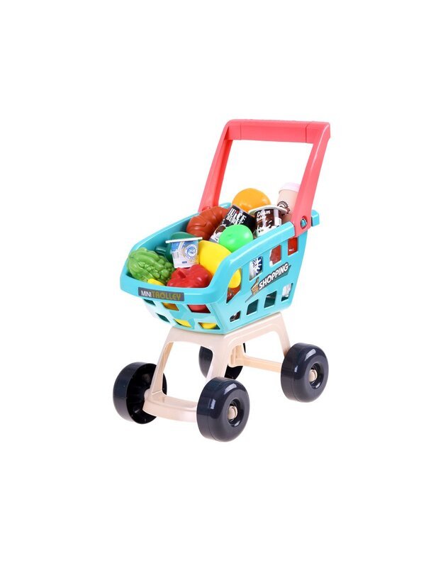 Prekybos centras + pirkinių krepšelis + kiti priedai