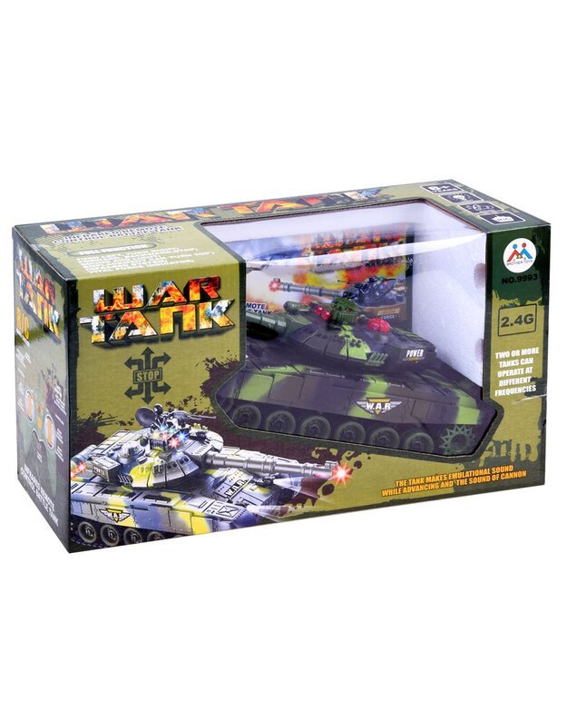 tankas valdomas nuotoliniu būdu