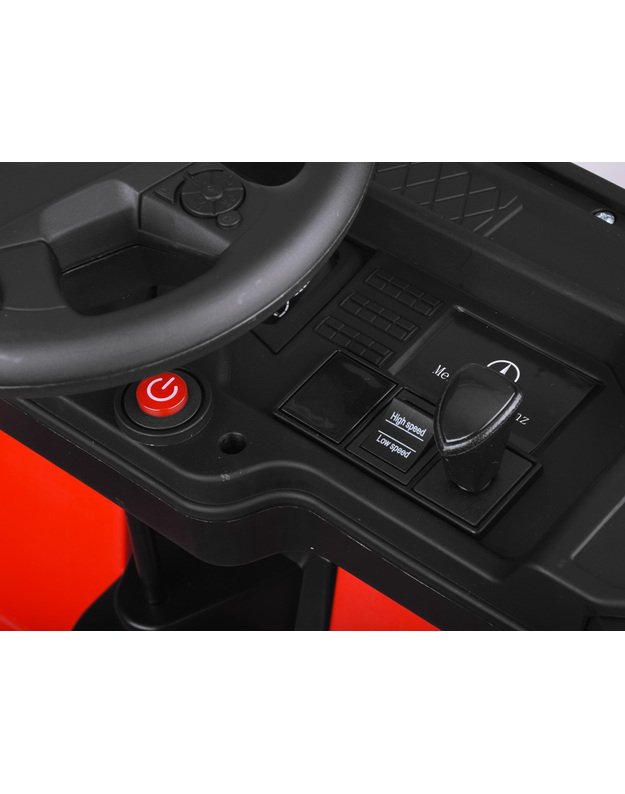 Vaikiškas vienvietis elektromobilis  Mercedes benz Actros sunkvežimis - raudonas