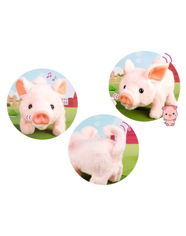 The interactive pig plush cushy comes ZA3451