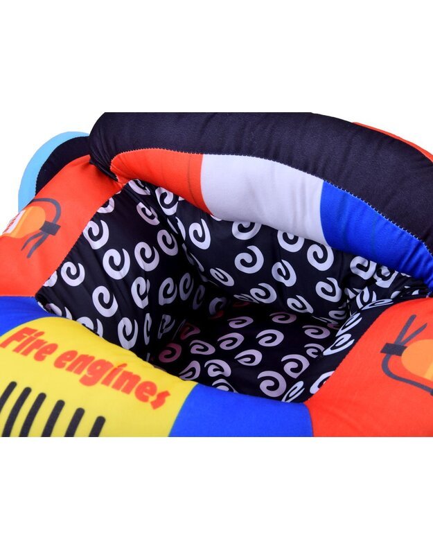 Minkštas fotelis - gaisrinės automobilio grafika