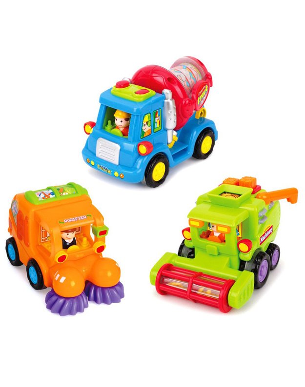 Toy concrete mixer, sweeper, combine ZA1812