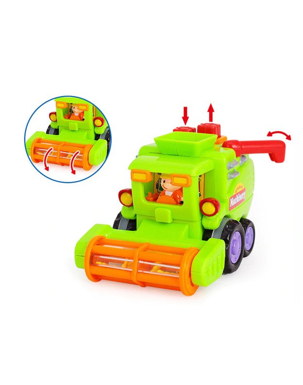 Toy concrete mixer, sweeper, combine ZA1812