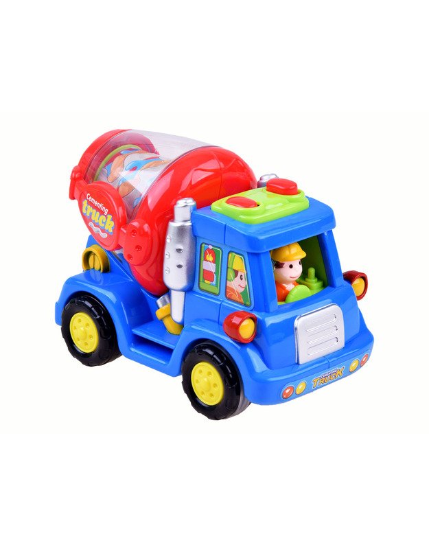 Toy concrete mixer, sweeper, combine ZA1812