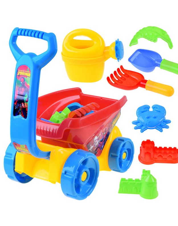 Vežimėlis žaidimams smėlio dėžėje