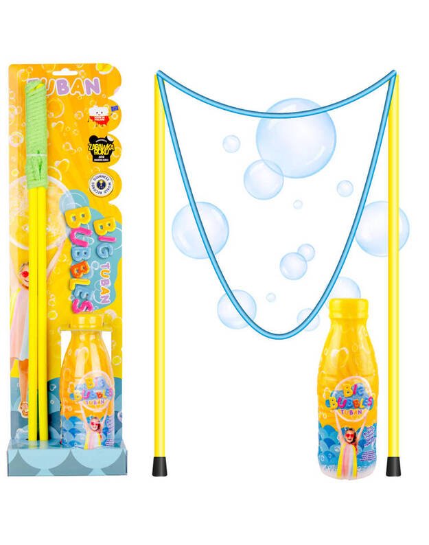 TUBAN didelių muilo burbulų virvė ir skystis