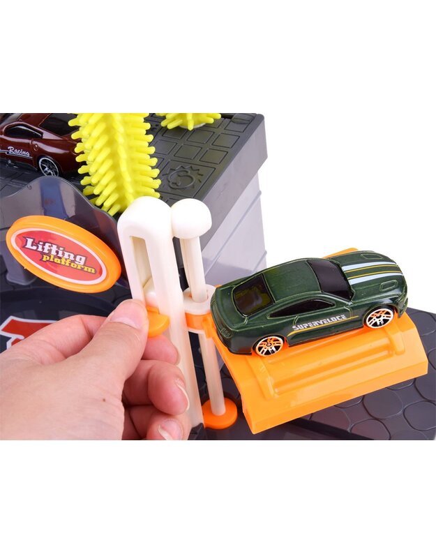 Automobilių plovykla + automobiliai