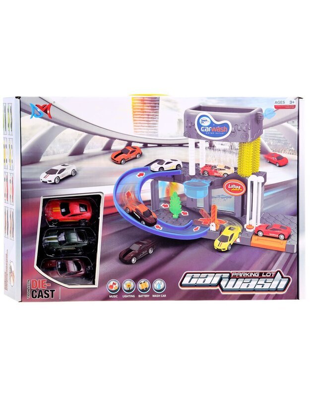 Automobilių plovykla + automobiliai