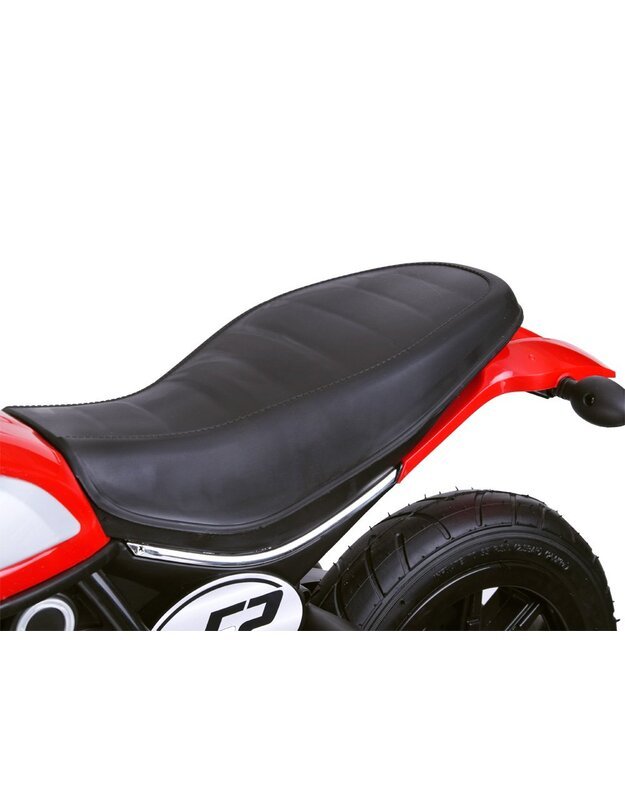 Vaikiškas elektrinis motociklas STREET BOB - raudonas