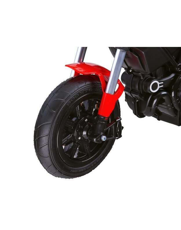 Vaikiškas elektrinis motociklas STREET BOB - raudonas