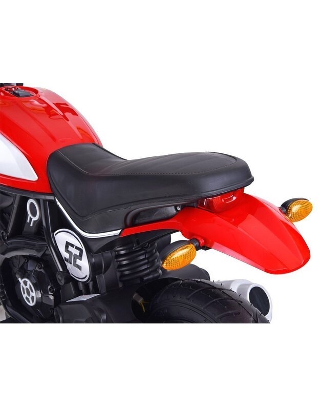 Vaikiškas elektrinis motociklas STREET BOB - raudonas