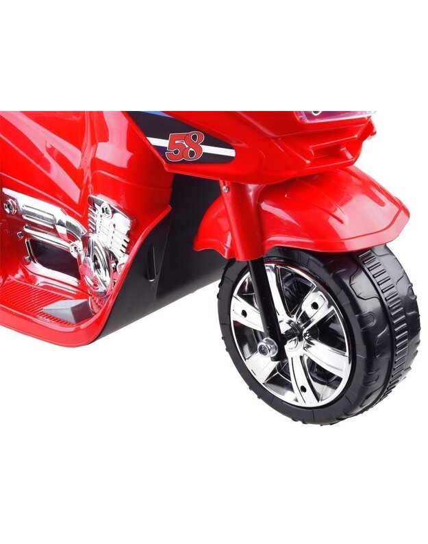  Vaikiškas elektrinis motociklas Vespa - mėlynas