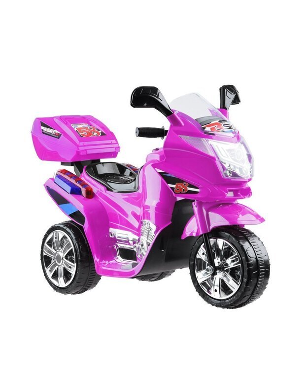  Vaikiškas elektrinis motociklas Vespa - mėlynas