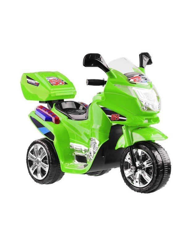  Vaikiškas elektrinis motociklas Vespa - mėlynas