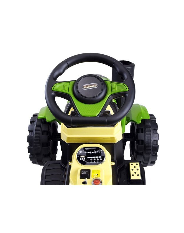 Vaikiškas elektrinis traktorius - raudonas