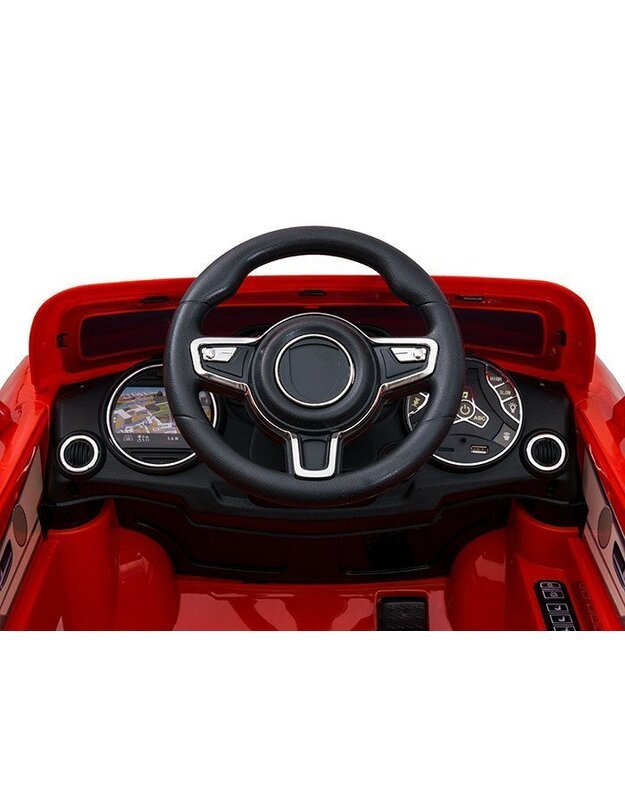 Vaikiškas sportinis elektromobilis - baltas