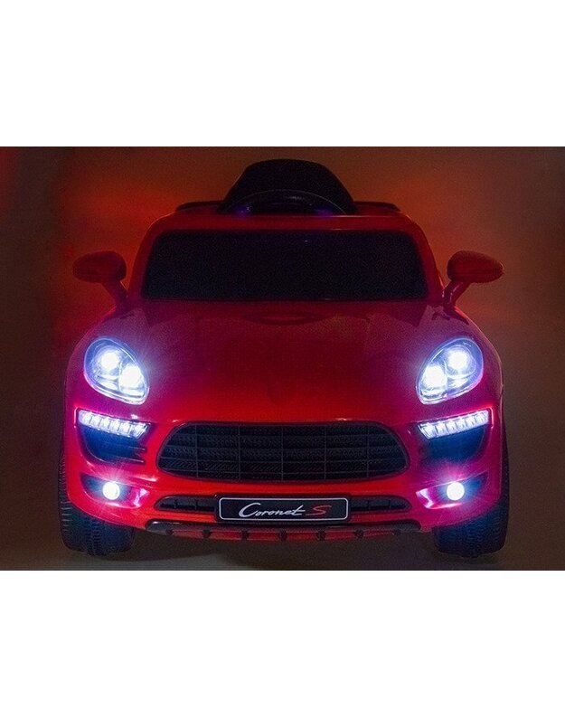 Vaikiškas sportinis elektromobilis - baltas