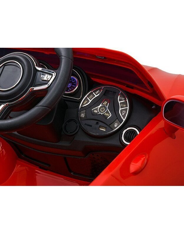 Vaikiškas sportinis elektromobilis - baltas